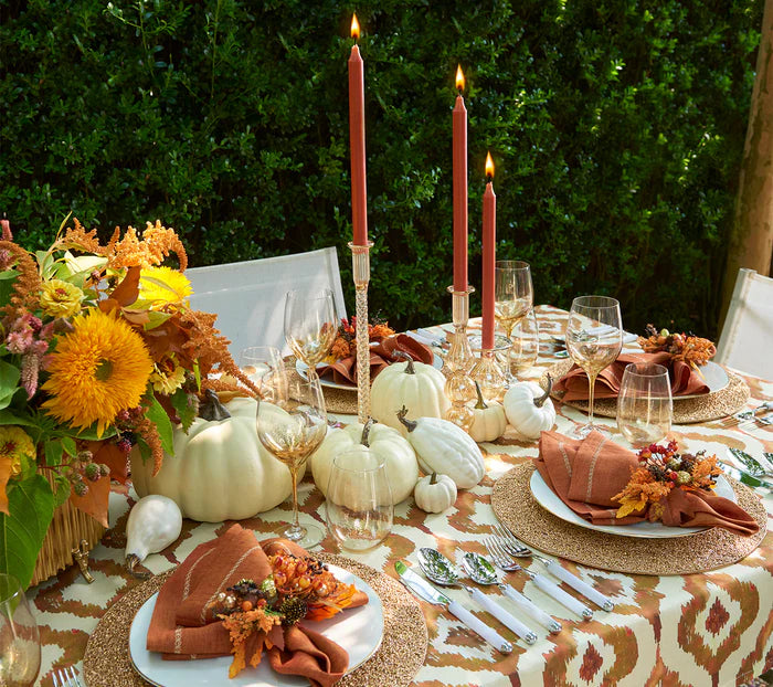 Fall Frolic Napkin Ring in Brown & Orange