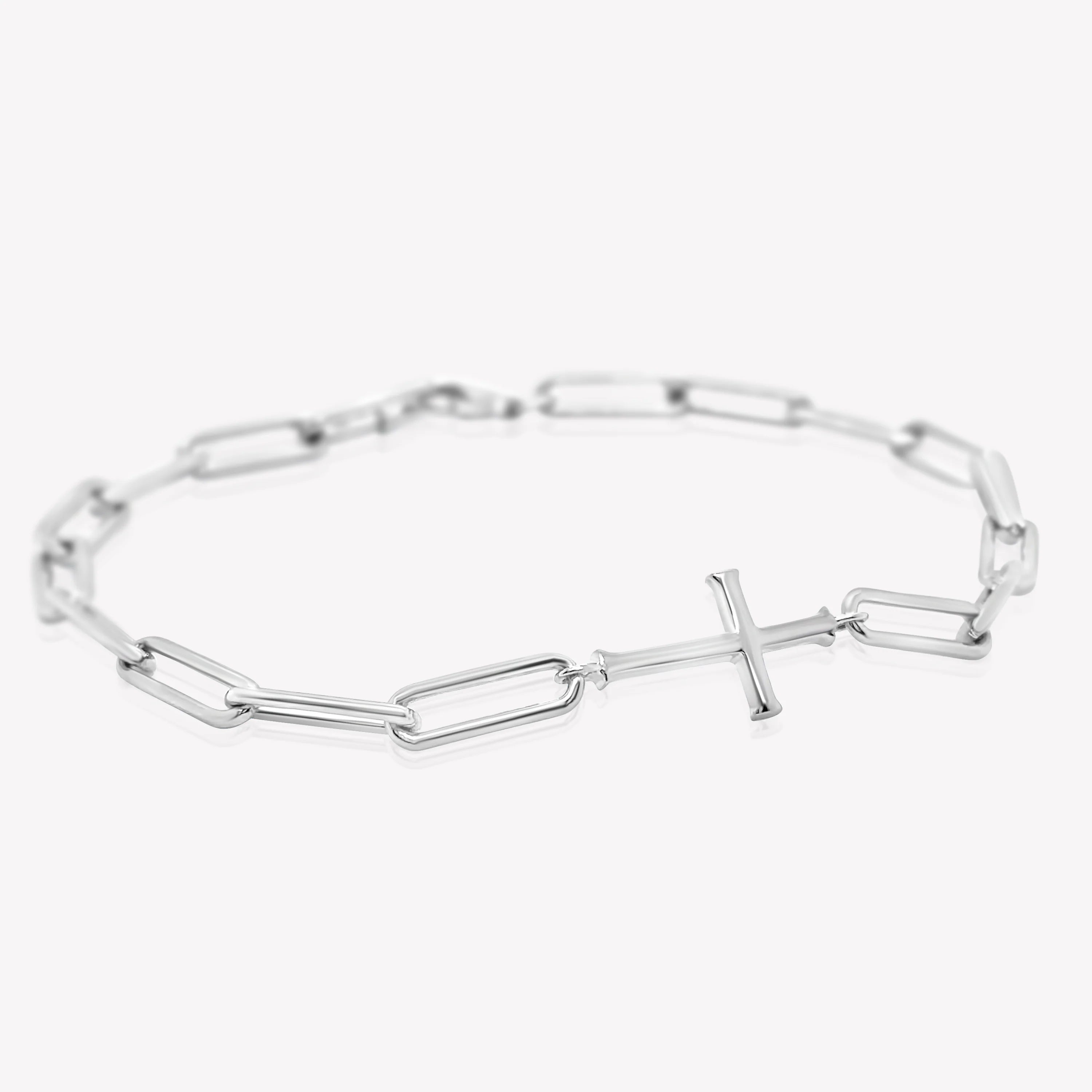 Chain Breaker Cross Bracelet