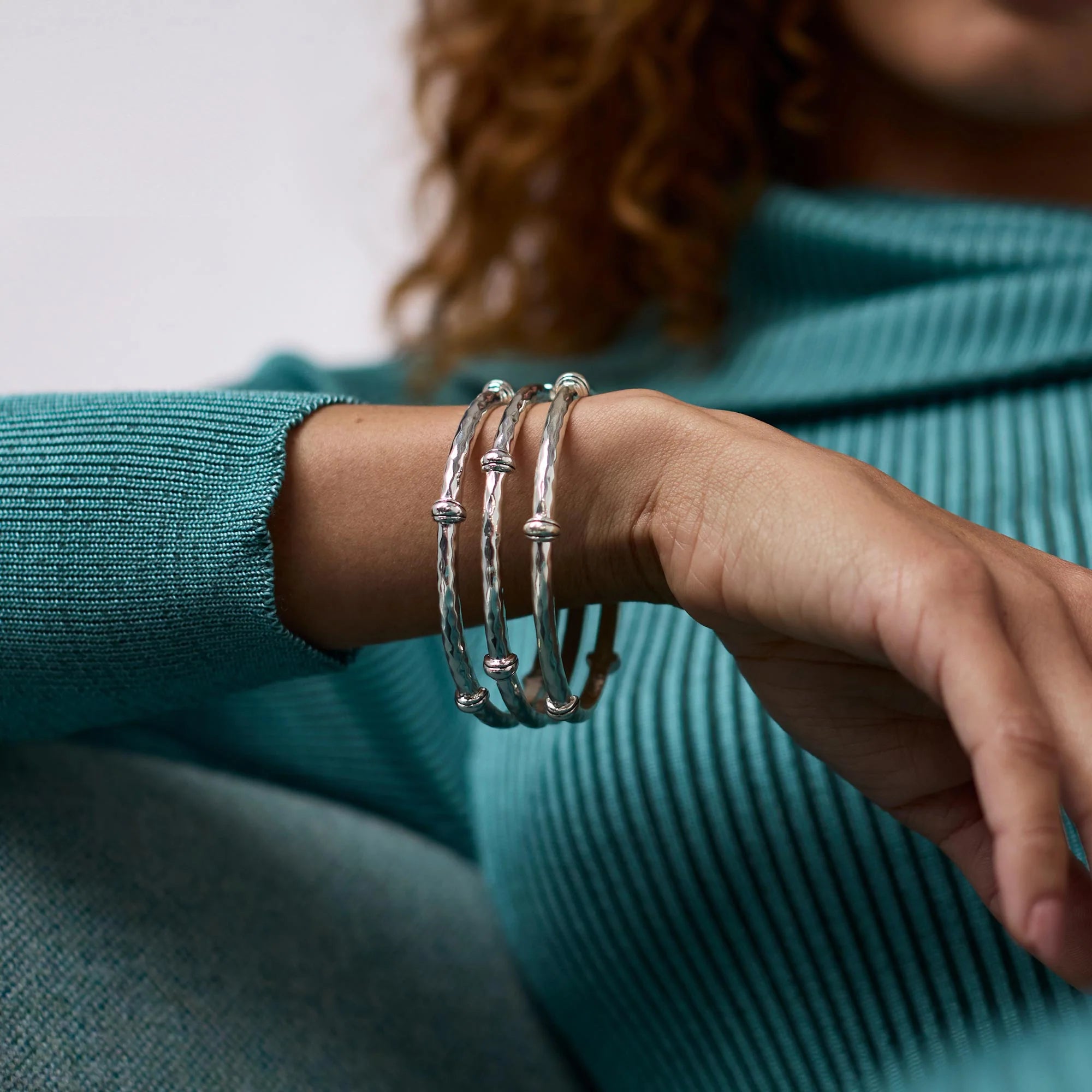 Savannah Bangle Silver