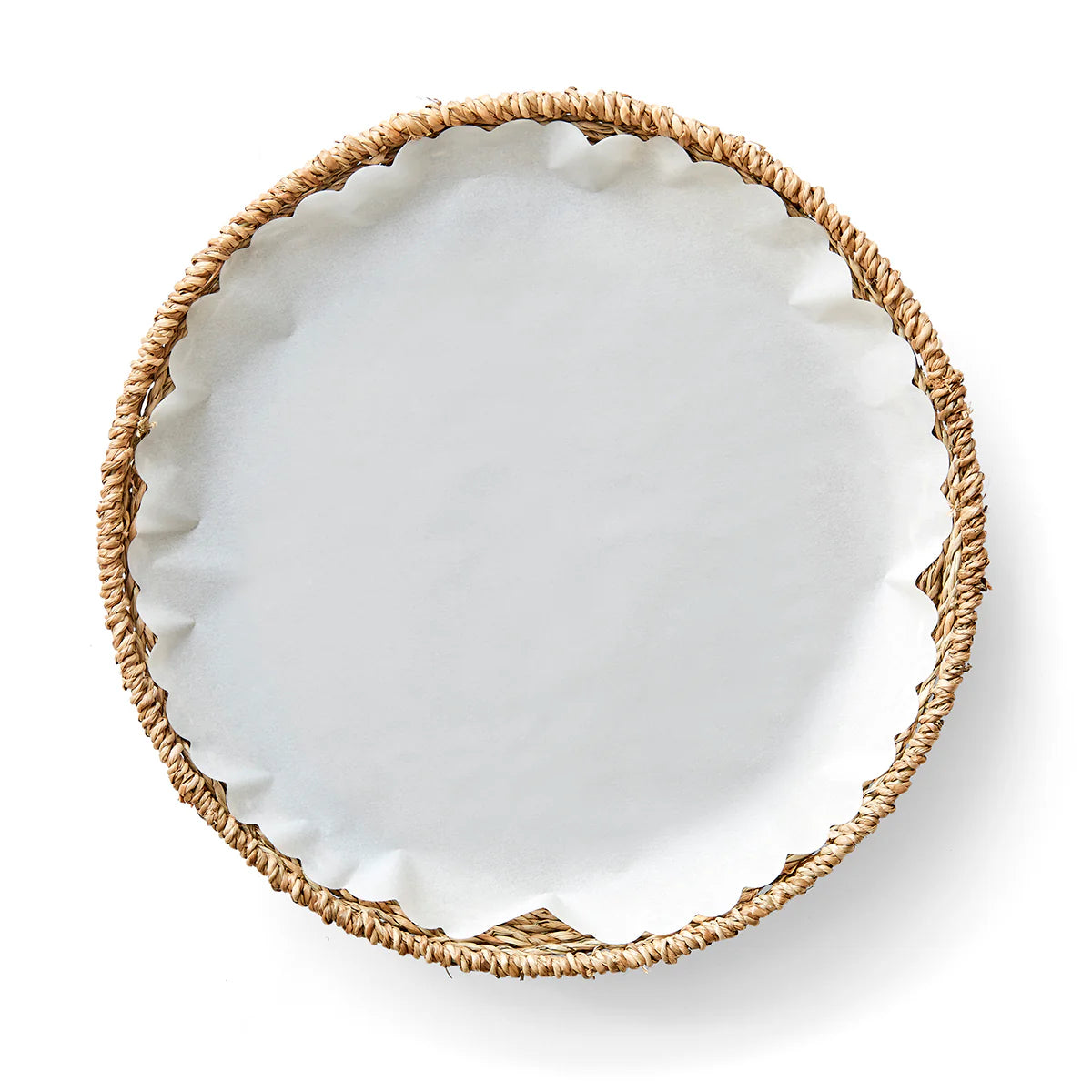 Woven Seagrass Plates Set