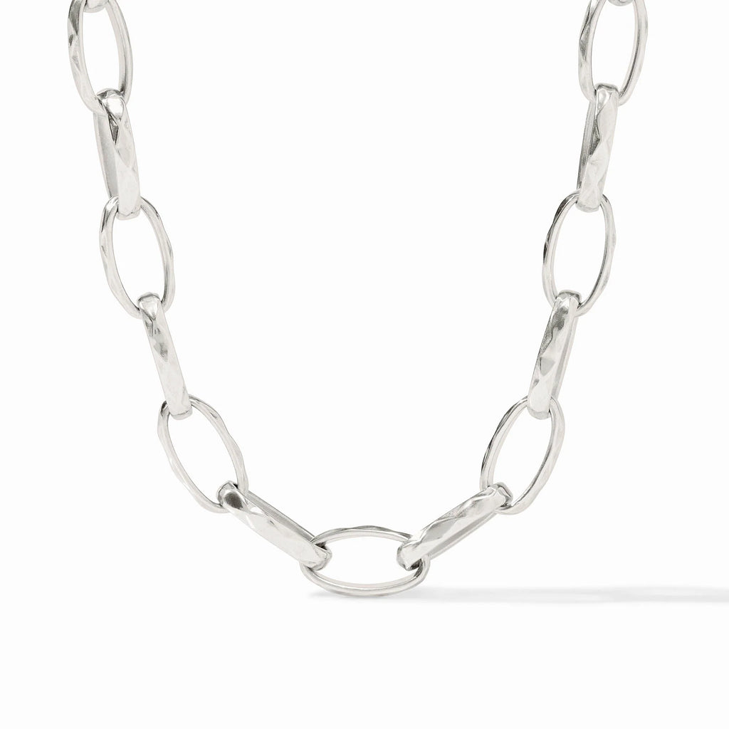 Solara Link Necklace Silver