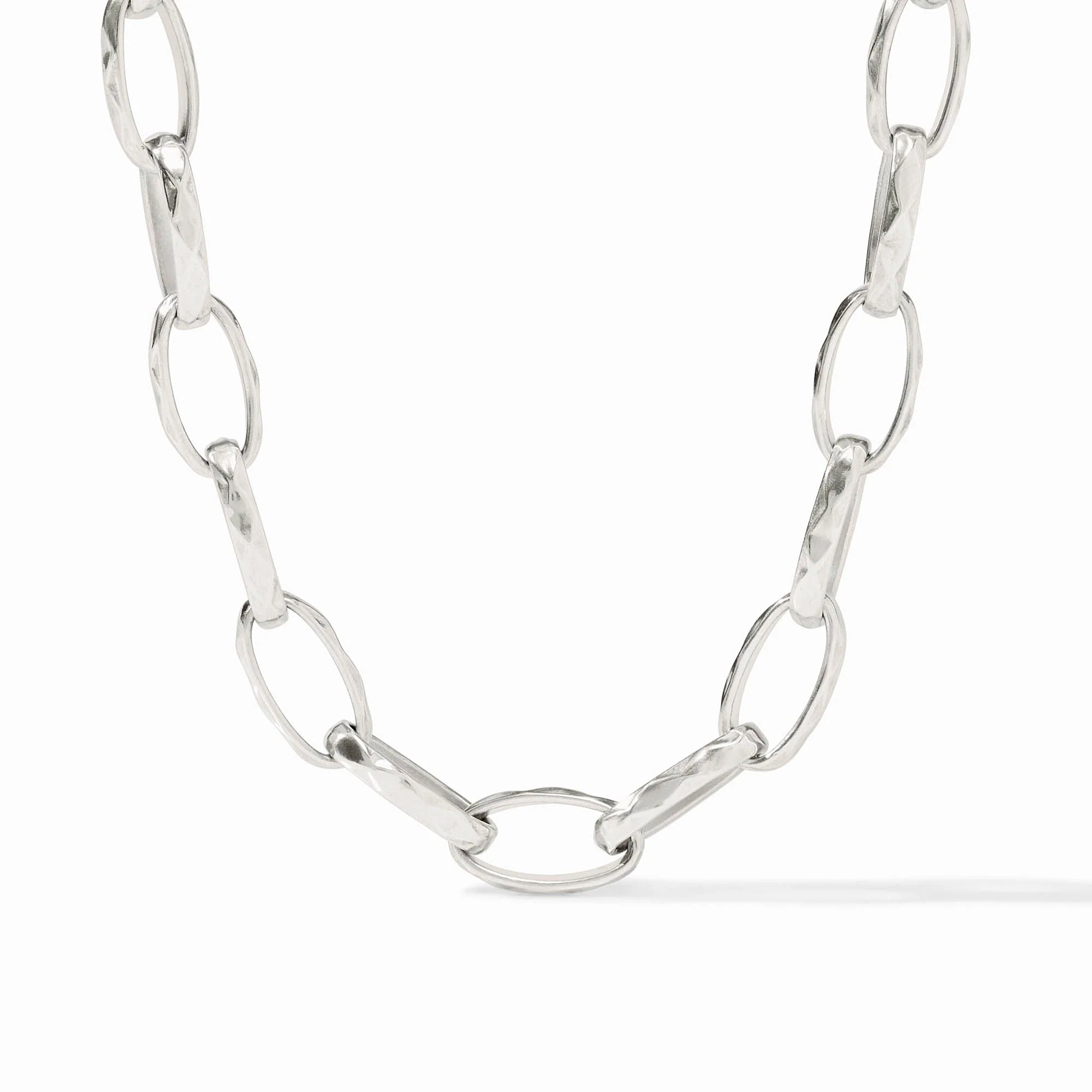 Solara Link Necklace Silver