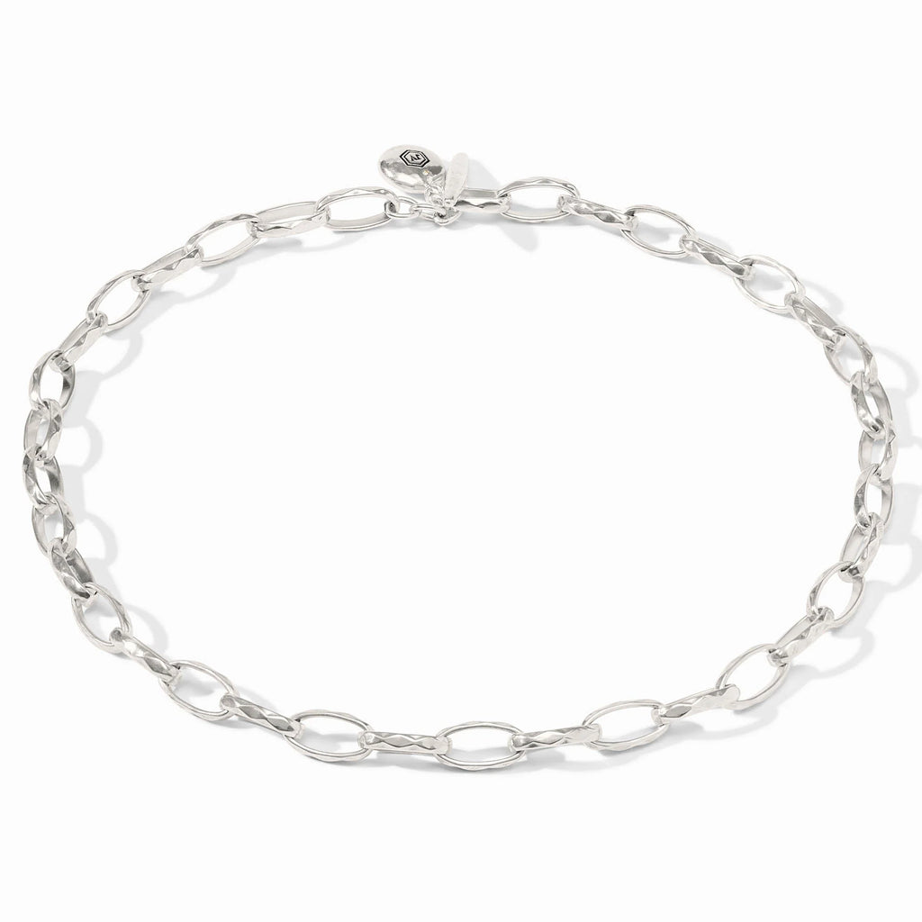 Solara Link Necklace Silver