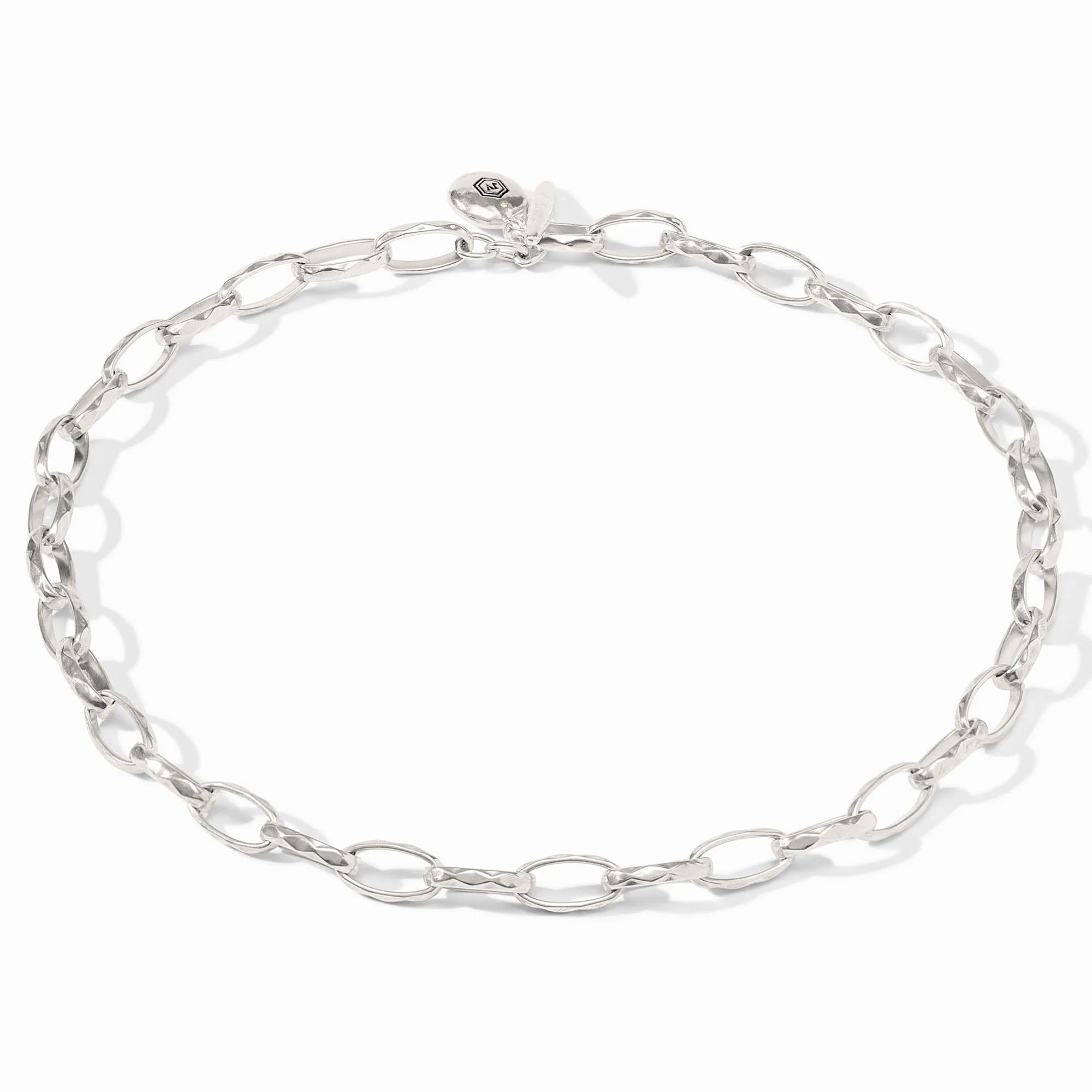 Solara Link Necklace Silver