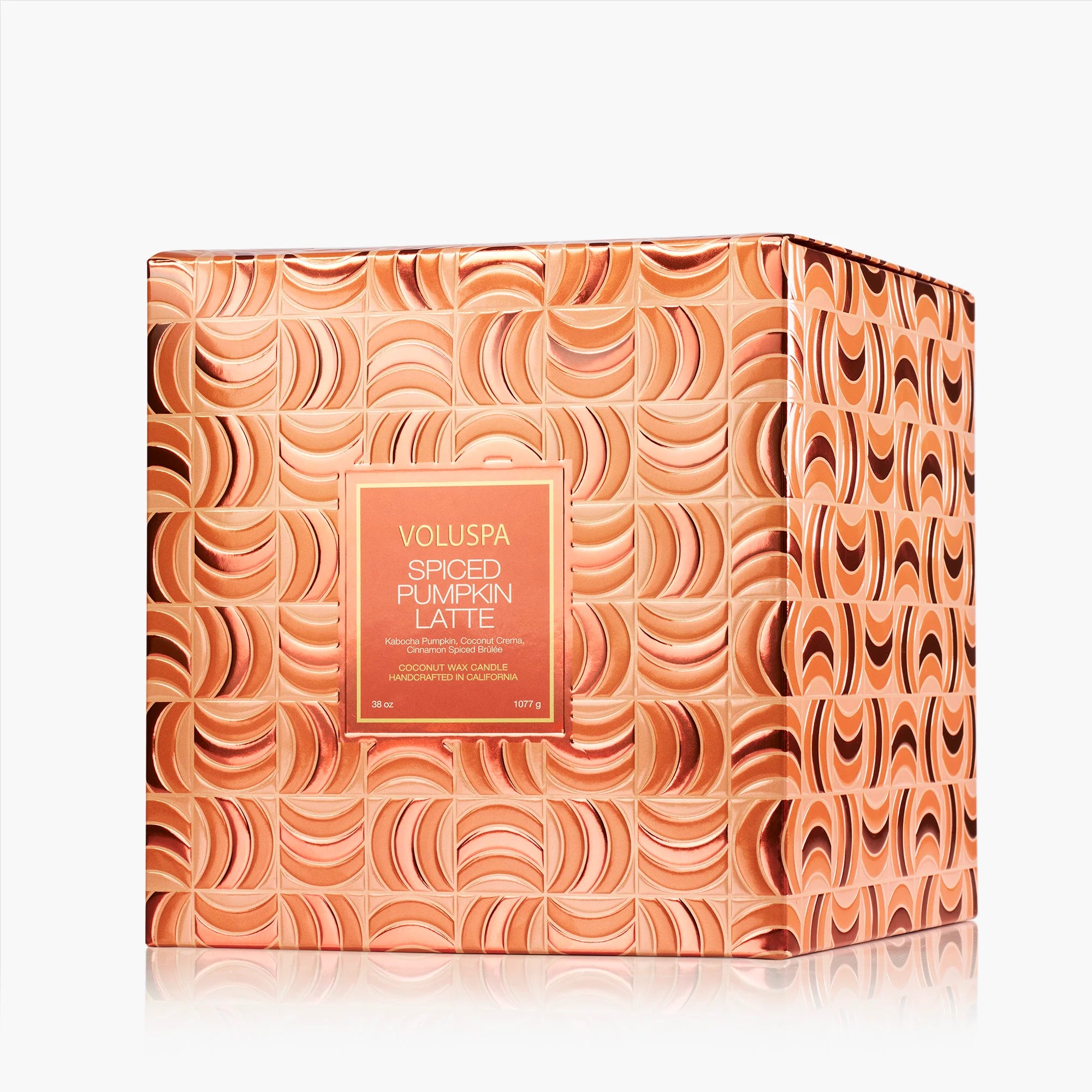 Spiced Pumpkin Latte 3 Wick Hearth Candle