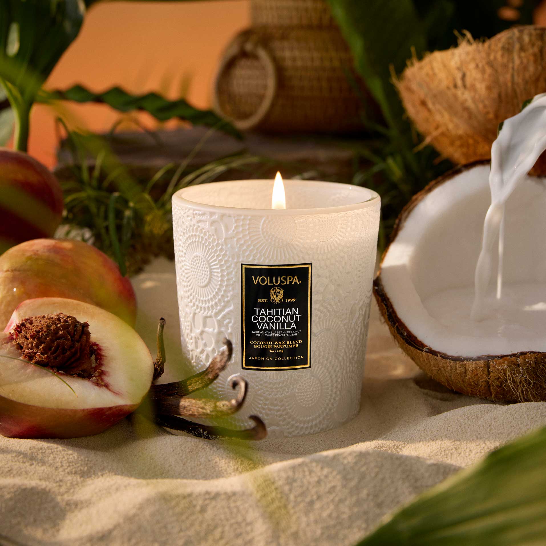 Tahitian Coconut Vanilla Classic Candle