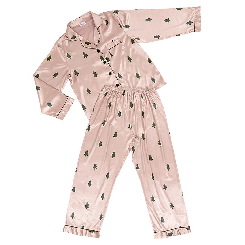 Woodland Tree Satin Pajama Set