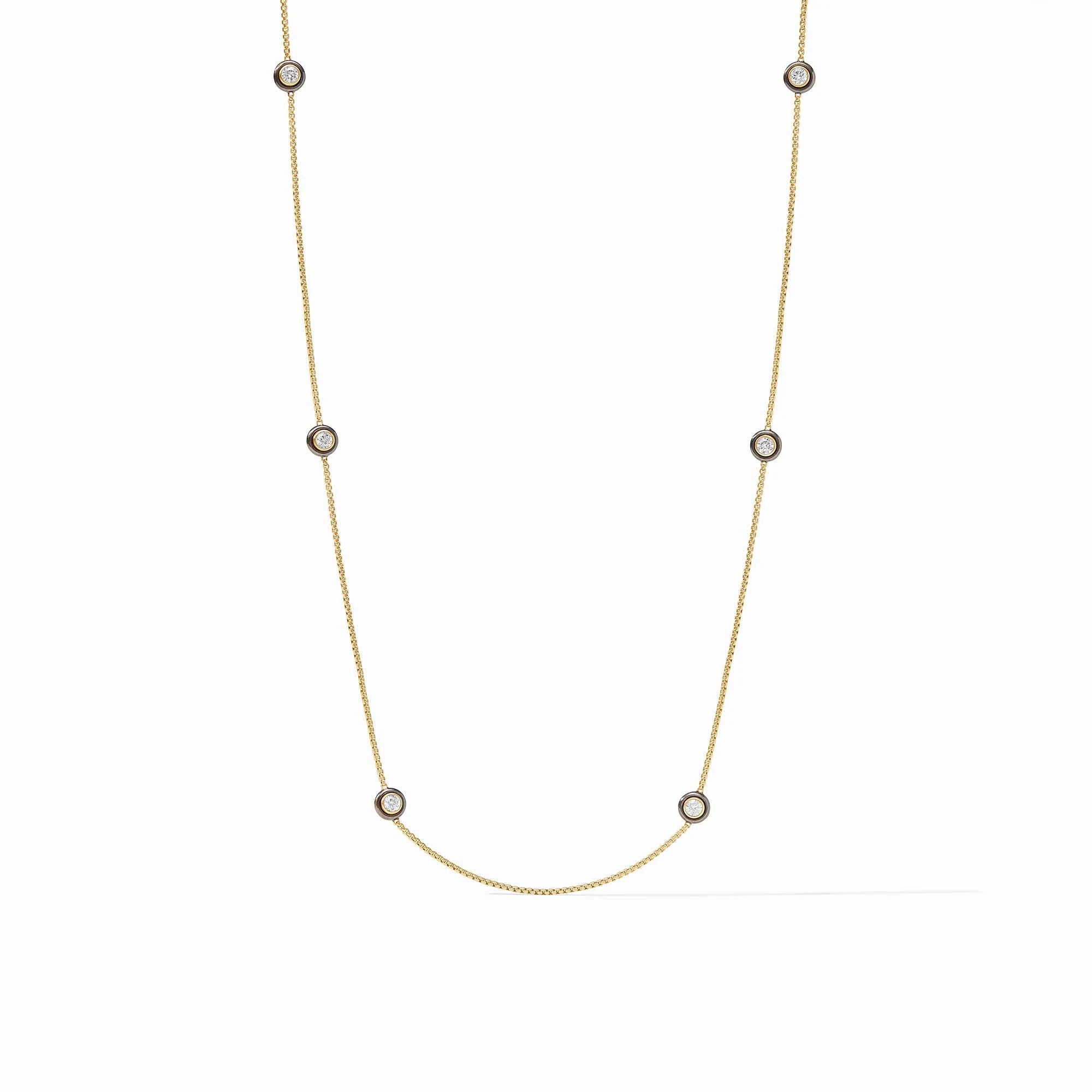 Tribeca Station Necklace Mixed Metal