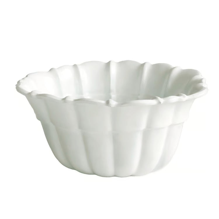 VIDA Tuscany Extra Large Centerpiece Bowl/Punch Bowl (White)