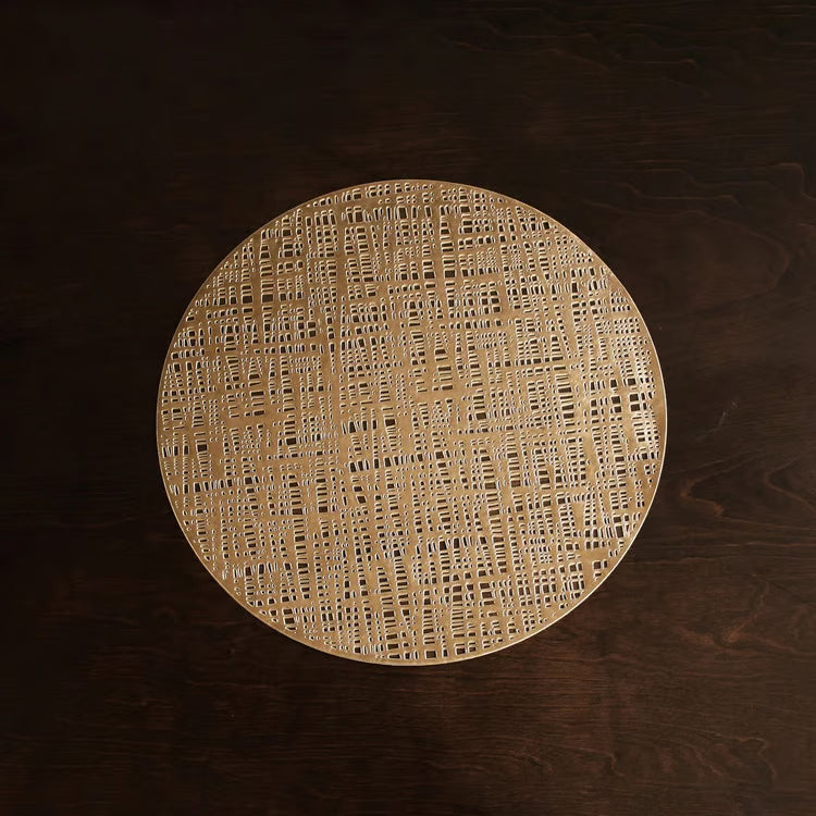 VIDA Woven Round Placemat