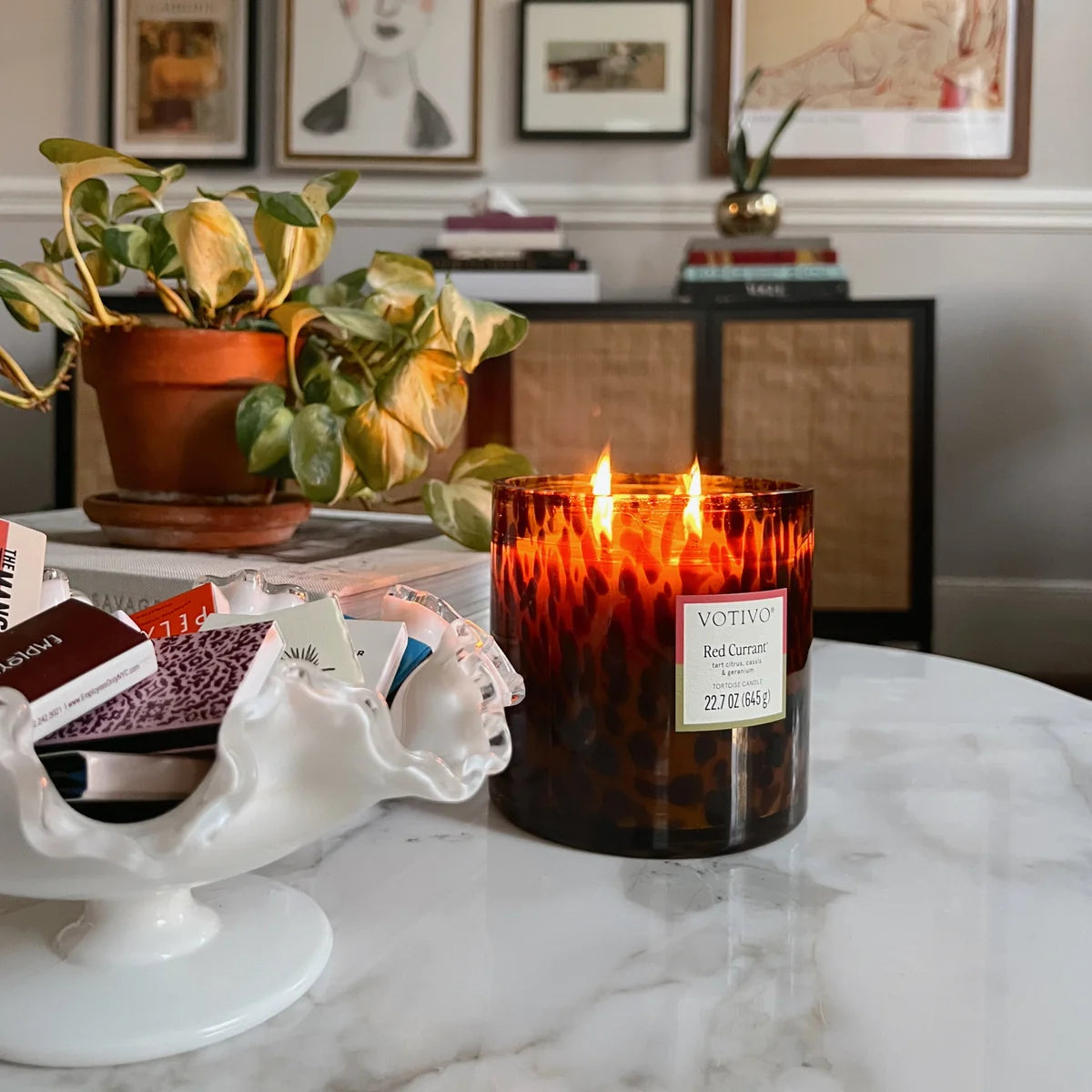 Red Currant Tortoise Candle