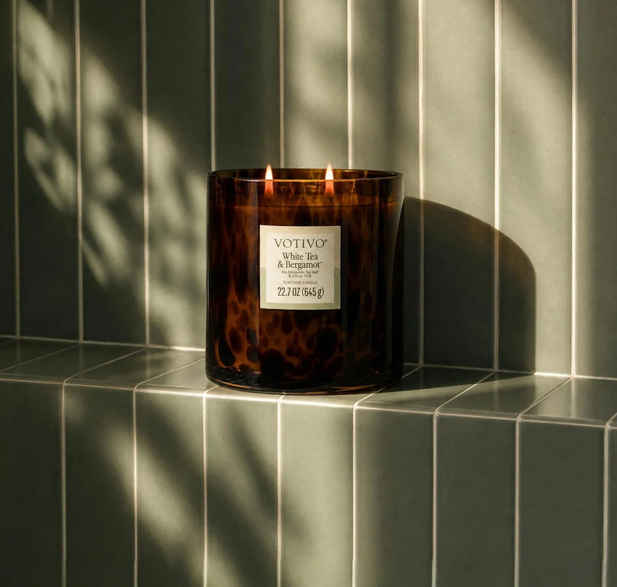 White Tea & Bergamot Tortoise Candle