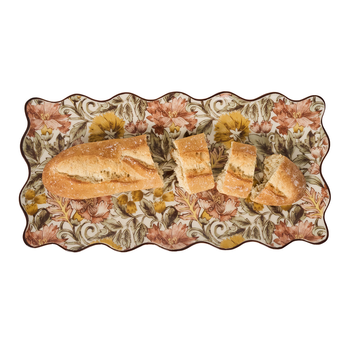Willa 14" Hostess Tray - Amber