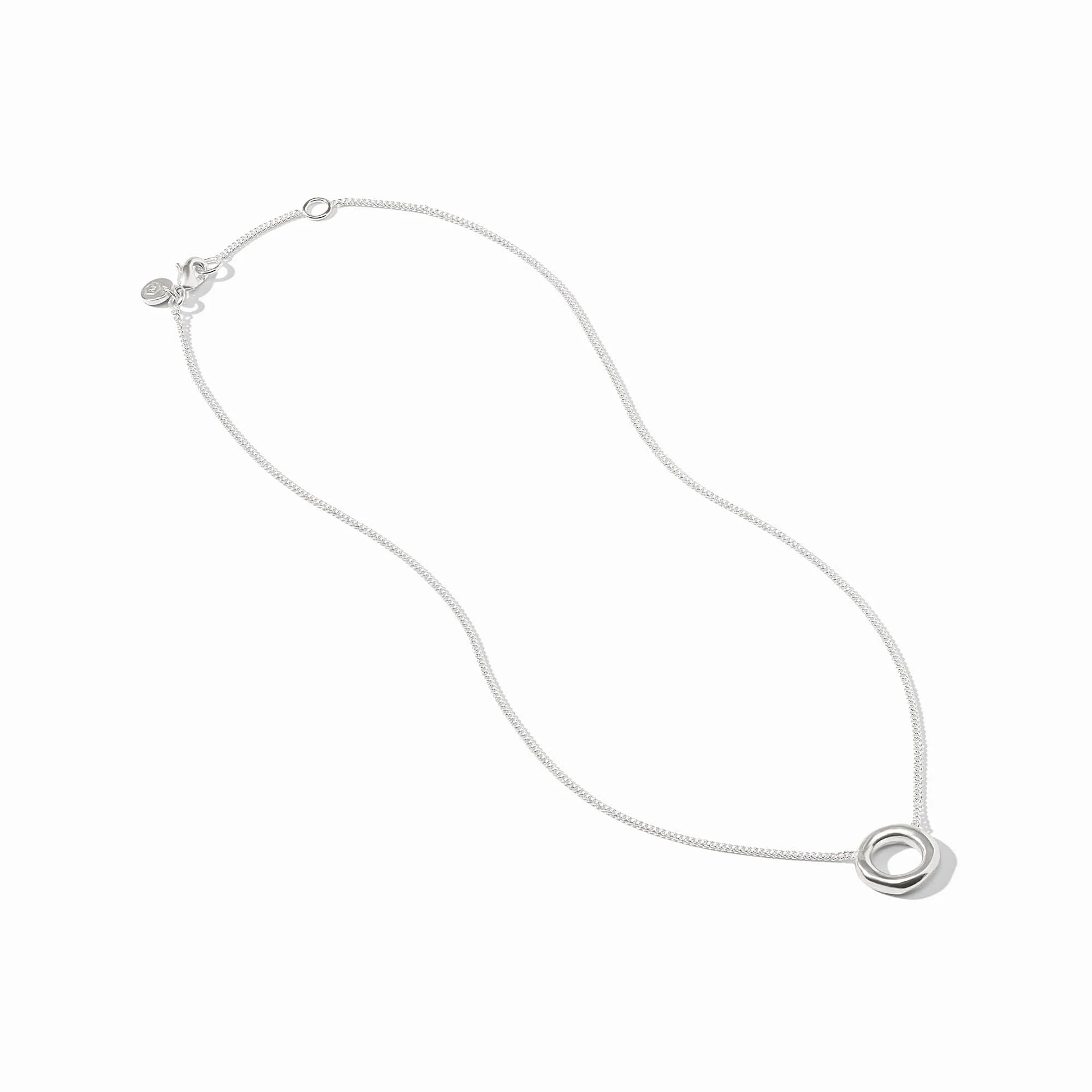 Wave Circle Delicate Necklace