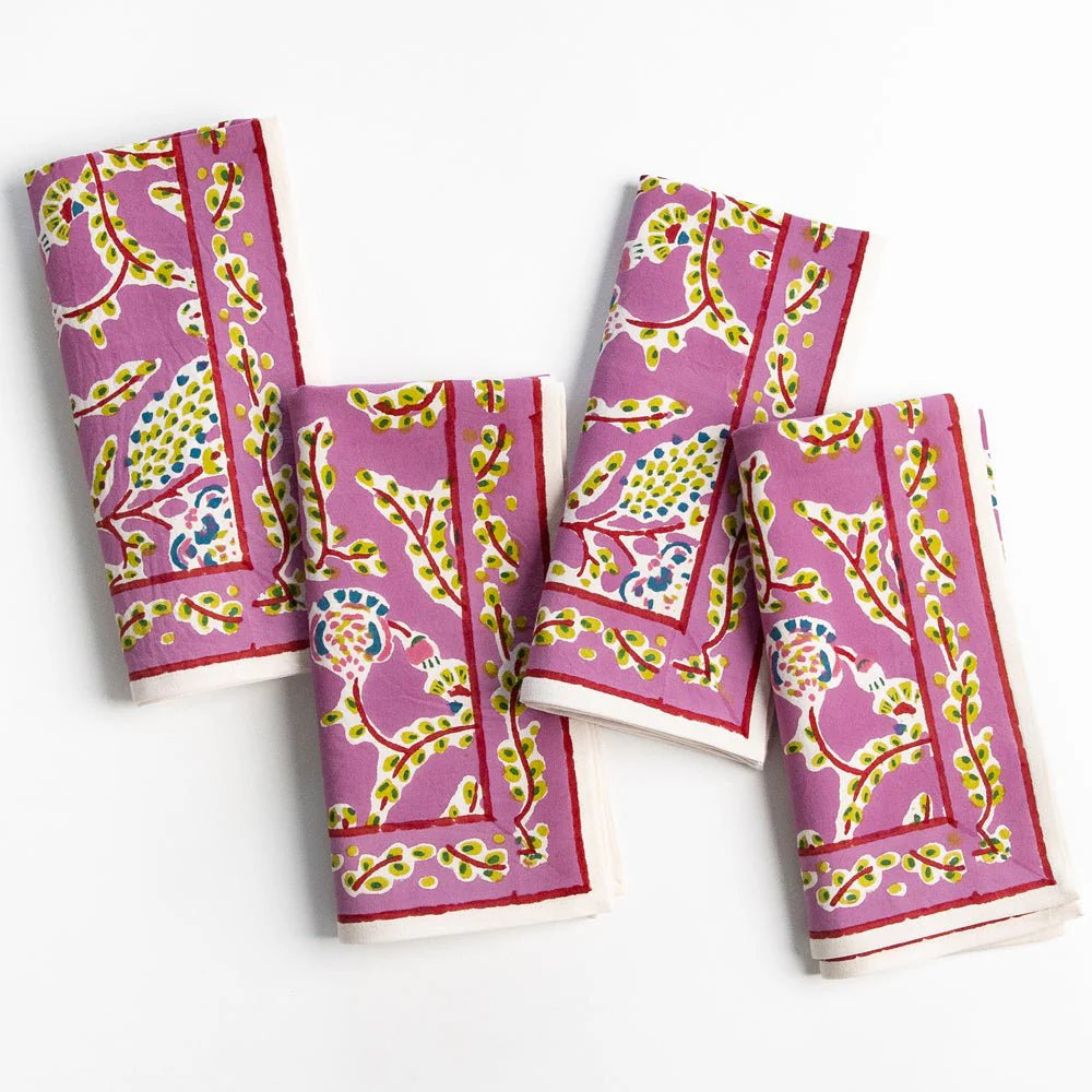 Climbing Dahlia Lilac Napkin | Set of 4
