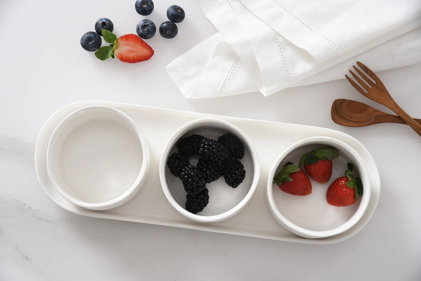 Le Blanc Entertaining Set - 4pc