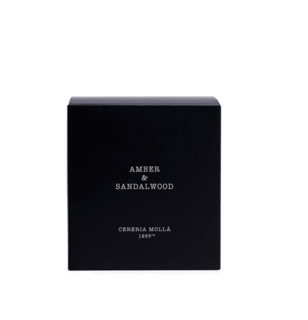 Amber Sandalwood 3 Wick Candle - Robert's-Cereria Molla 1899-Robert's