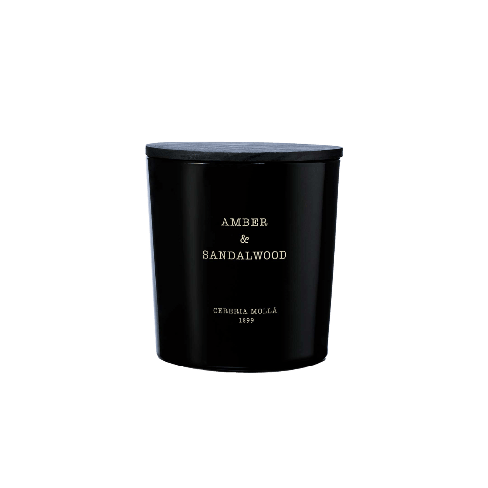 Amber Sandalwood 3 Wick Candle - Robert's-Cereria Molla 1899-Robert's