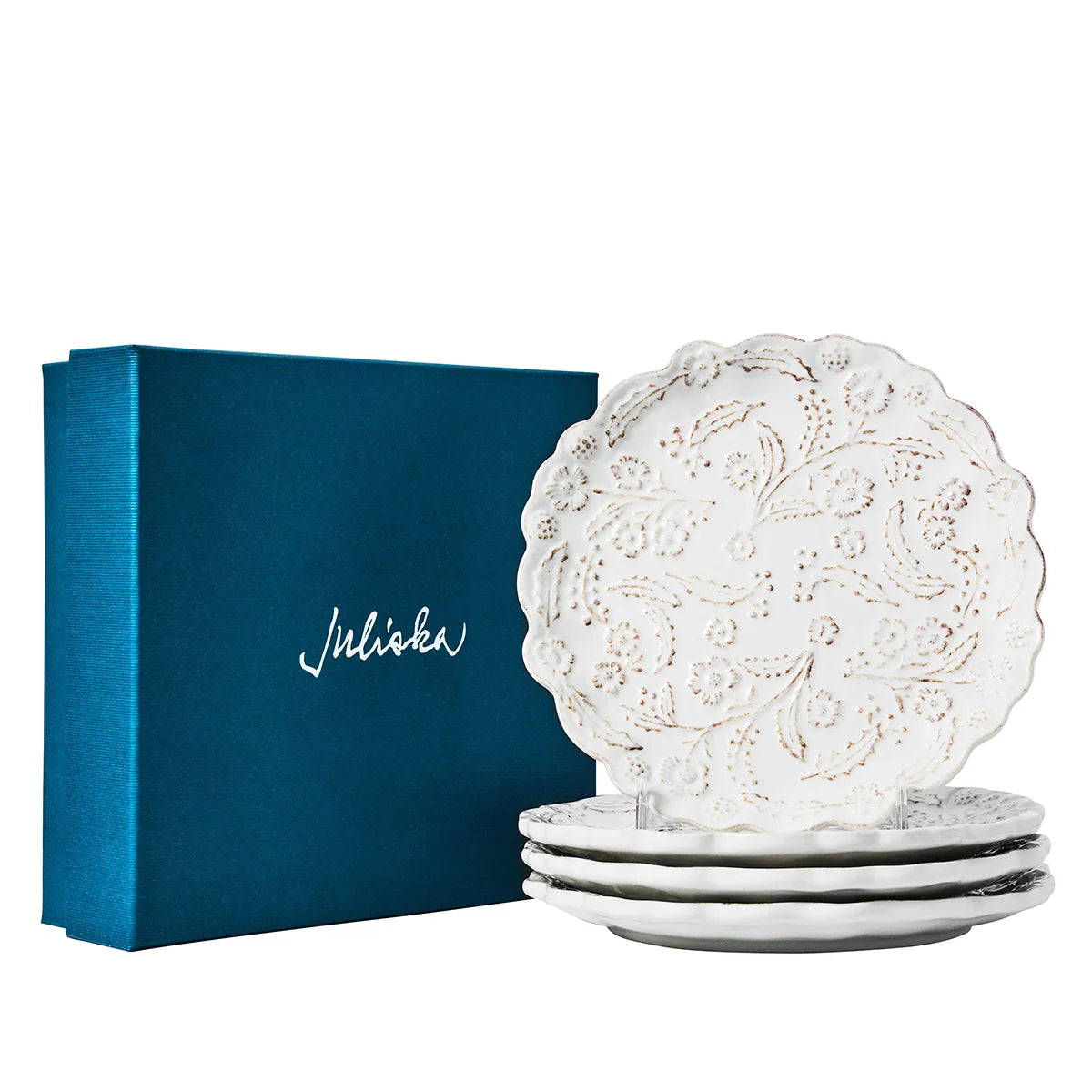 Berry & Thread Thistle Cocktail Plate Set/4