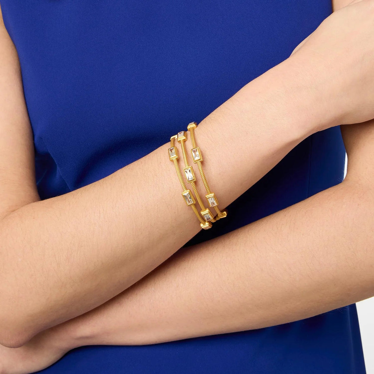 Baguette Bangle Cubic Zirconia - Robert's-Julie Vos-Robert's