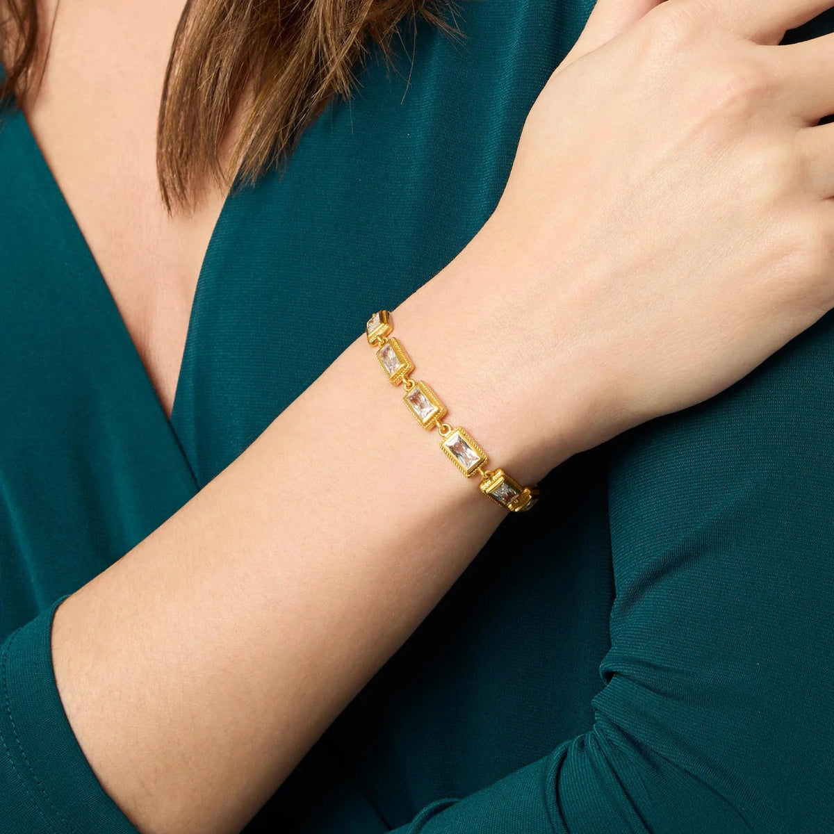 Baguette Tennis Bracelet CZ - Robert's-Julie Vos-Robert's