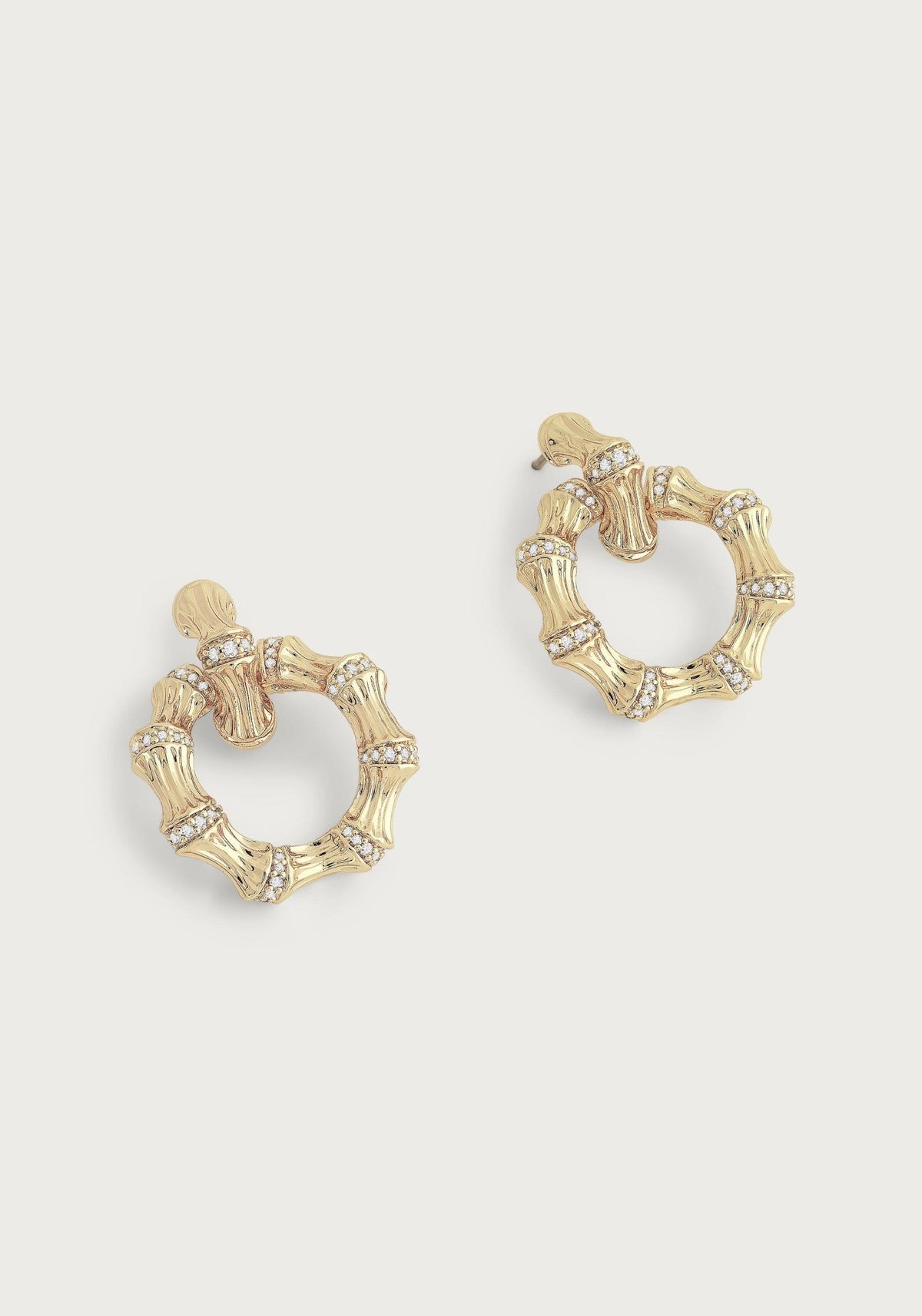 Bamboo Double Hoop Earrings - Robert's-Anabel Aram-Robert's
