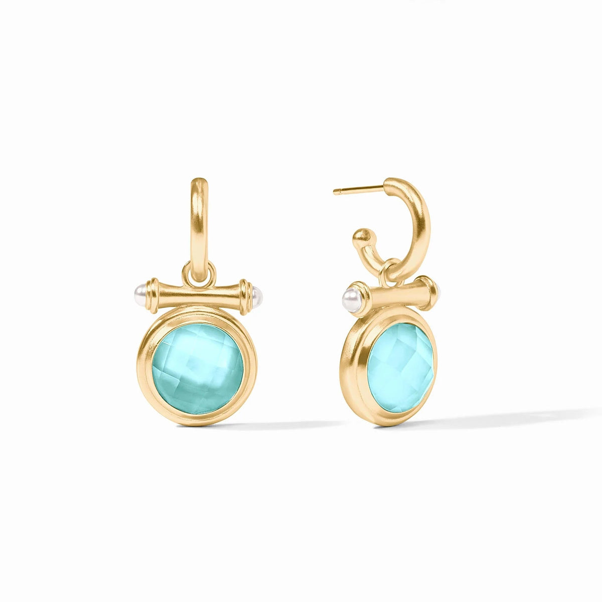 Bamboo Hoop & Charm Earring - Robert's-Julie Vos-Robert's