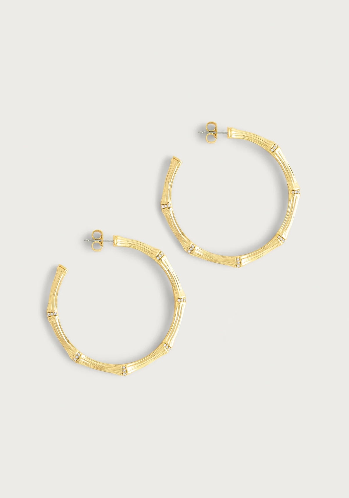 Bamboo Large Hoop Earrings - Robert's-Anabel Aram-Robert's
