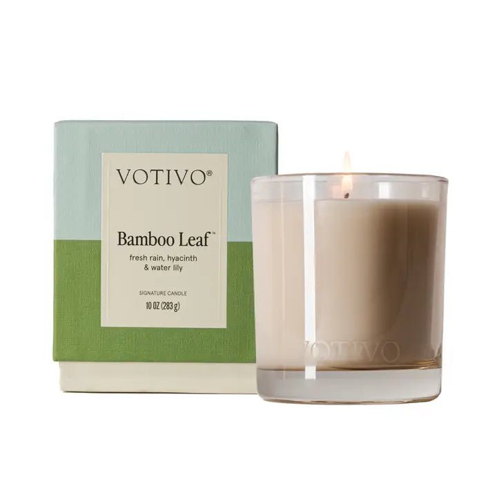 Bamboo Leaf Signature 10 oz Candle - Robert's-VOTIVO-Robert's