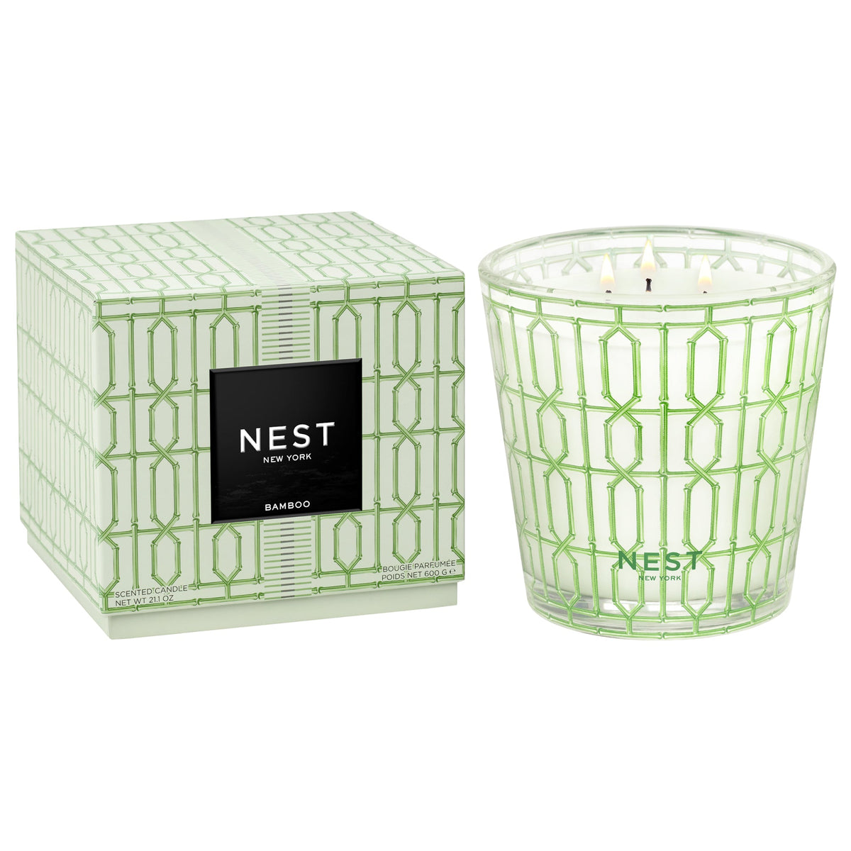 Bamboo Specialty 3-Wick Candle - Robert's-NEST New York-Robert's