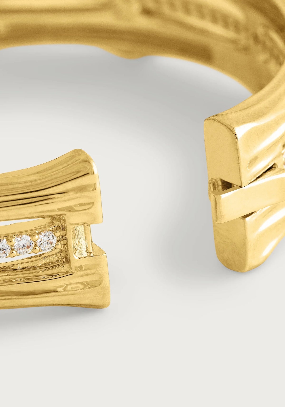 Bamboo Stacked Hinged Bangle - Robert's-Anabel Aram-Robert's
