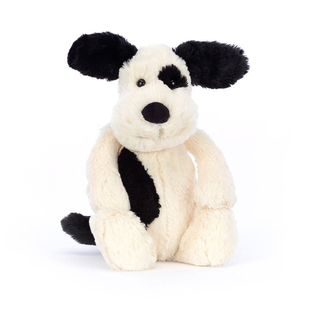 Bashful Black & Cream Puppy - Robert's-JELLYCAT-Robert's