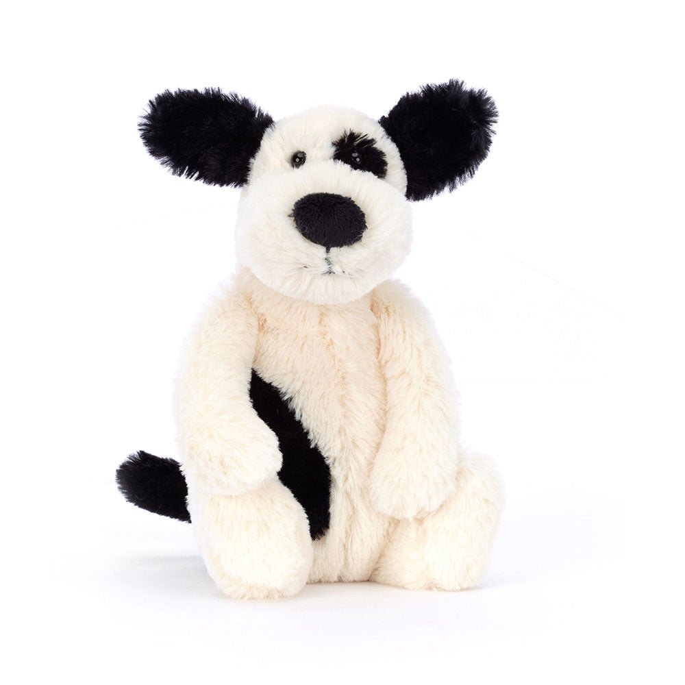Bashful Black & Cream Puppy Small - Robert's-JELLYCAT-Robert's