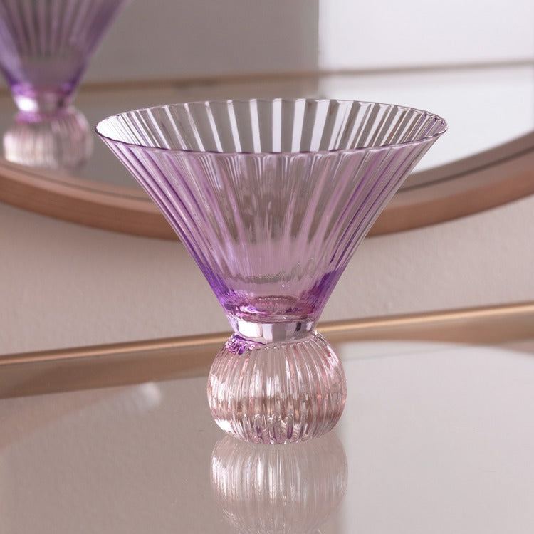 Venice Martini Set of 4 (Violet and Pink)