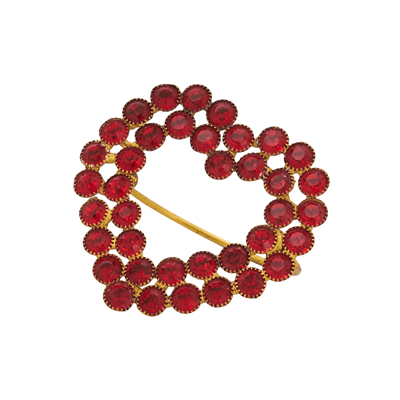 Beaded Heart Napkin Ring - Robert's-Robert's-Robert's