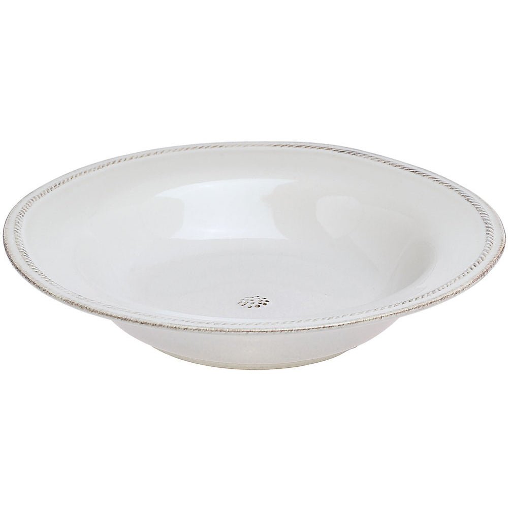 Berry and Thread Whitewash Rim Soup Plate retired - Robert's-Juliska-Robert's
