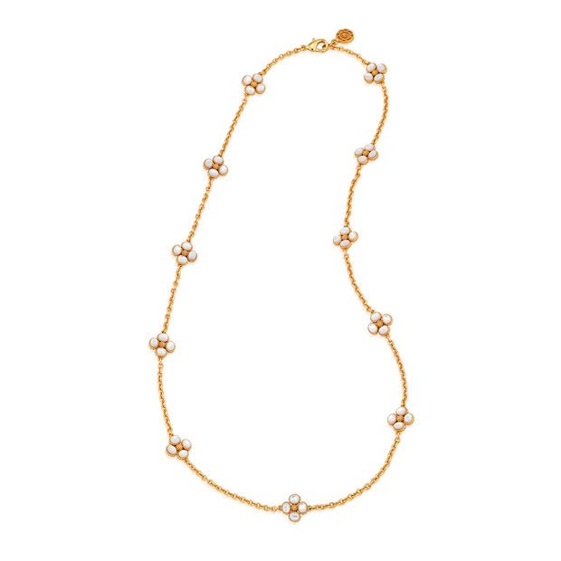 Berry Clover Double Sided Necklace, 28" - Mother of Pearl - Robert's-Capucine De Wulf-Robert's