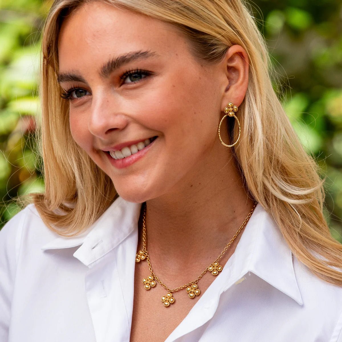Berry Clover Teardrop Earrings - Gold - Robert's-Capucine De Wulf-Robert's
