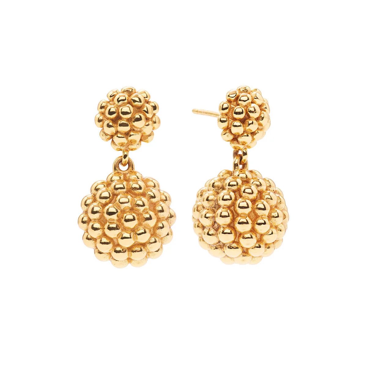 Berry Double Drop Earrings - Gold - Robert's-Capucine De Wulf-Robert's