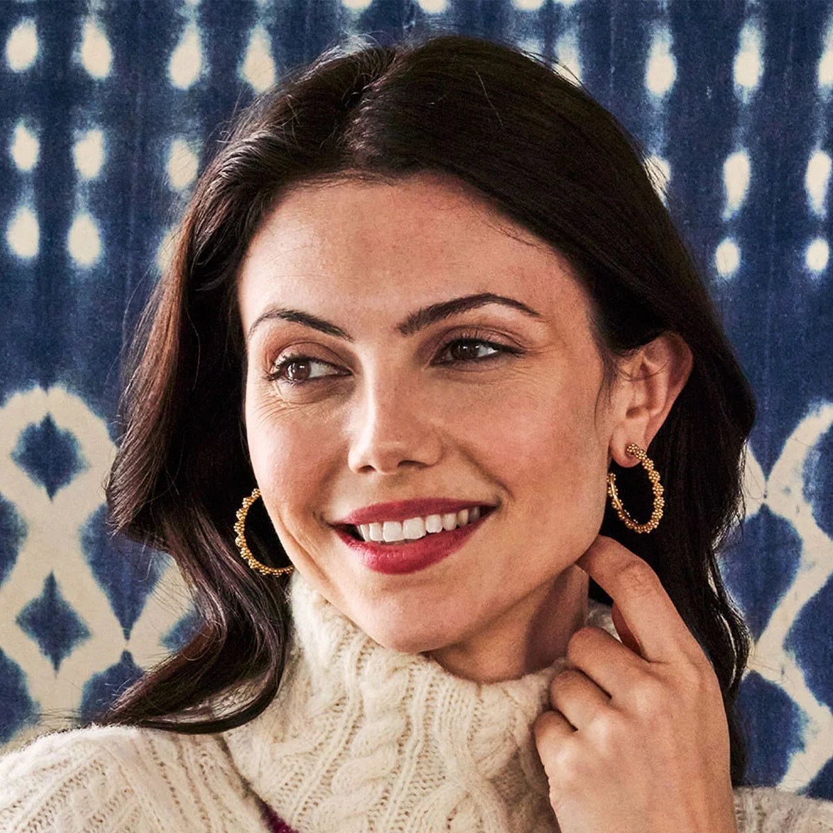 Berry Icon Medium Hoop Earrings - Gold - Robert's-Capucine De Wulf-Robert's