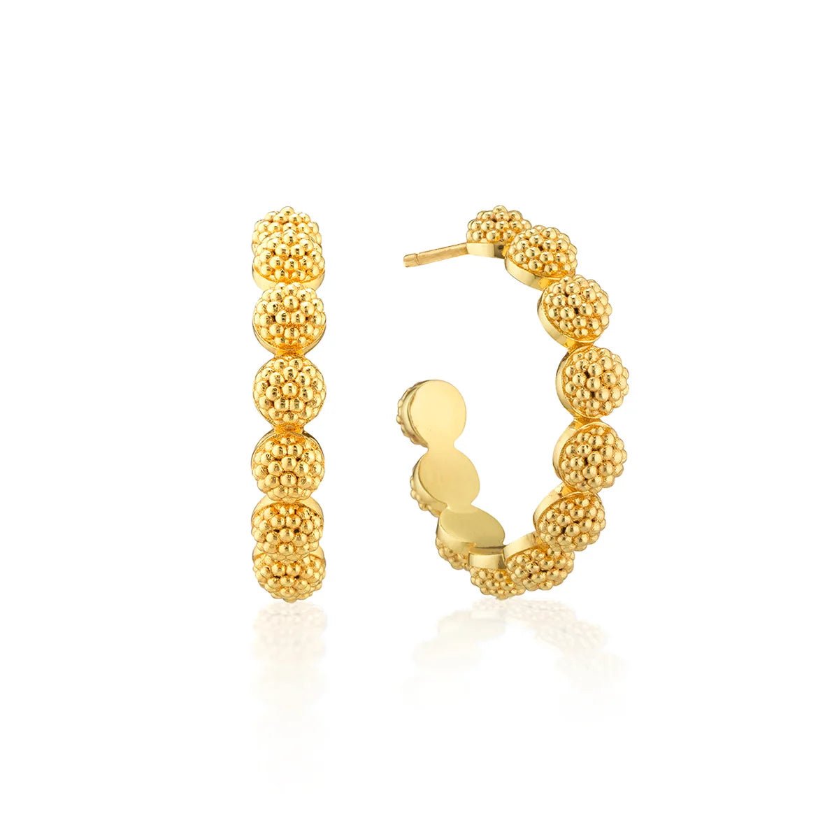 Berry Icon Small Hoop Earrings - Gold - Robert's-Capucine De Wulf-Robert's
