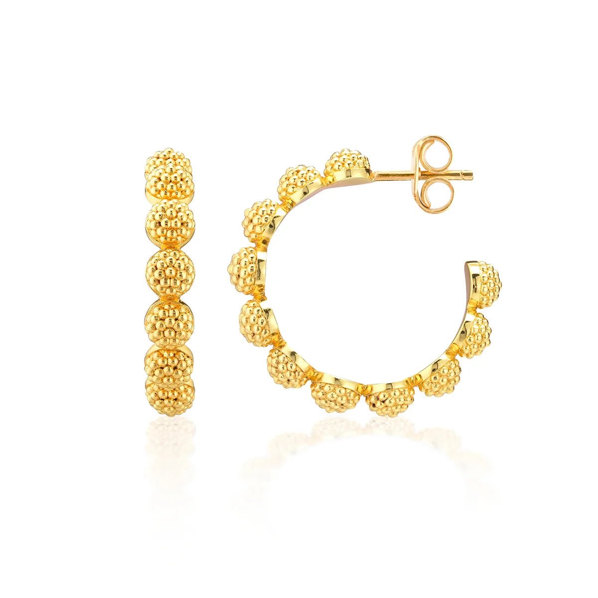 Berry Icon Small Hoop Earrings - Gold - Robert's-Capucine De Wulf-Robert's