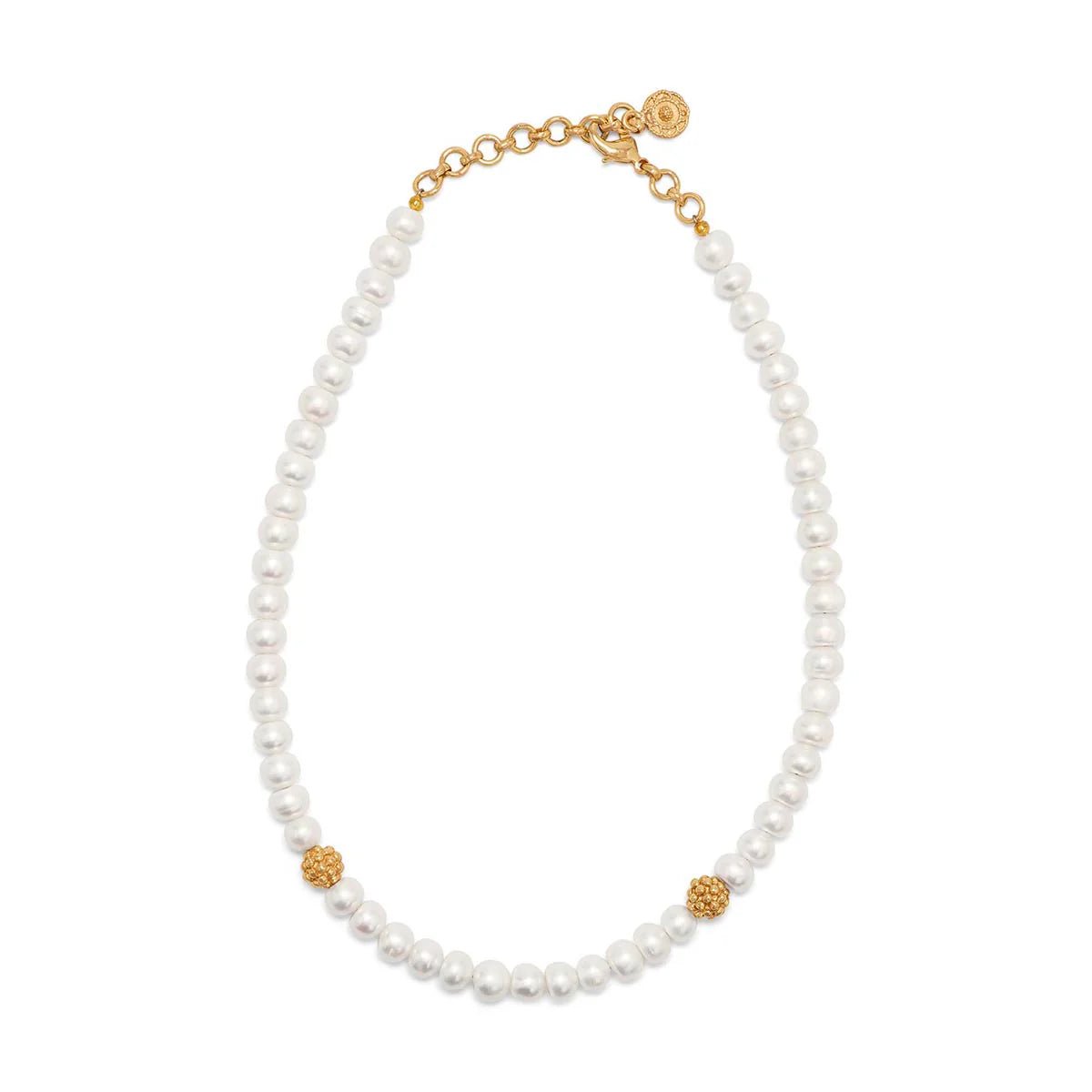 Berry Single Strand Necklace, 16"+2'' - Pearl - Robert's-Capucine De Wulf-Robert's