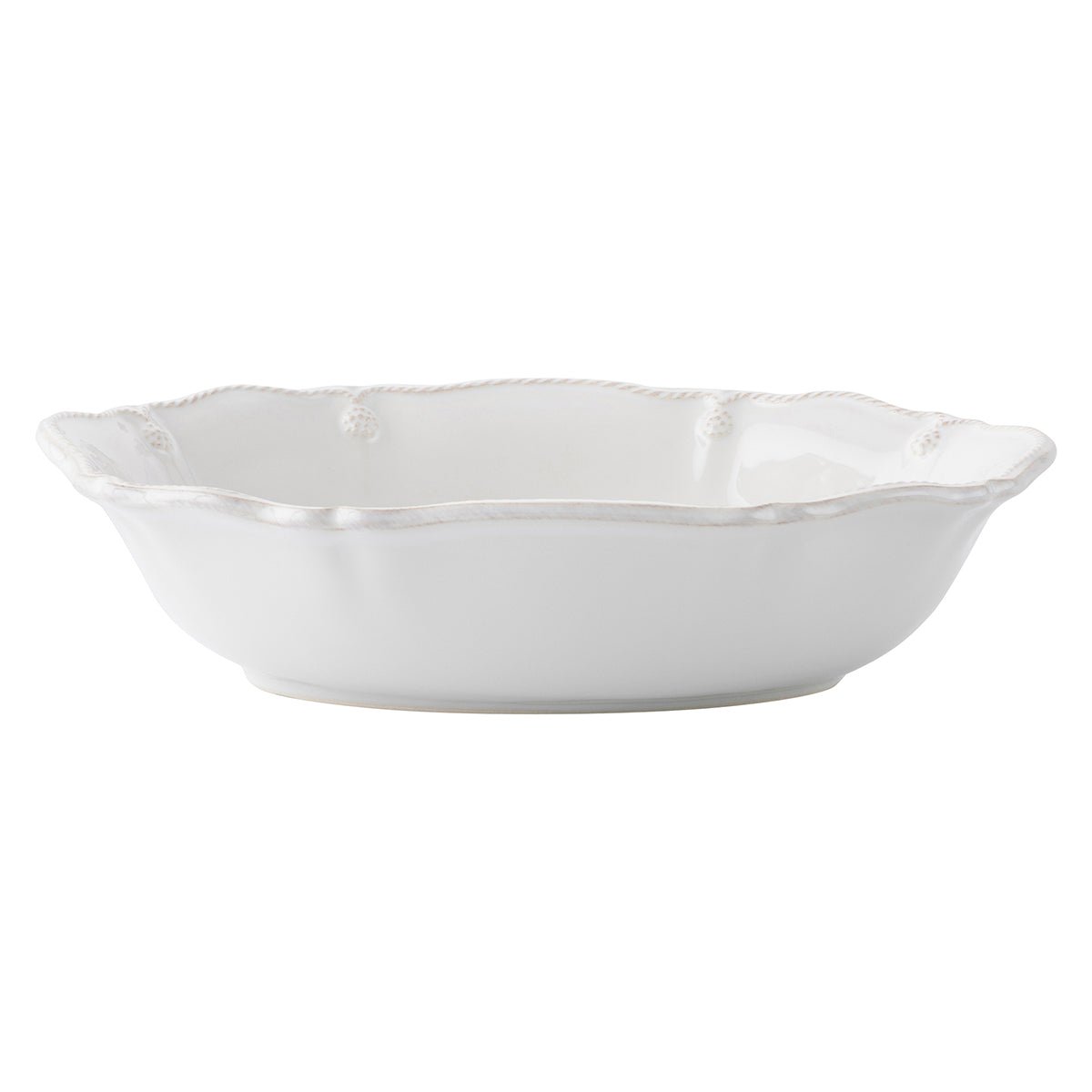 Berry & Thread 12" Oval Serving Bowl - Whitewash - Robert's-Juliska-Robert's