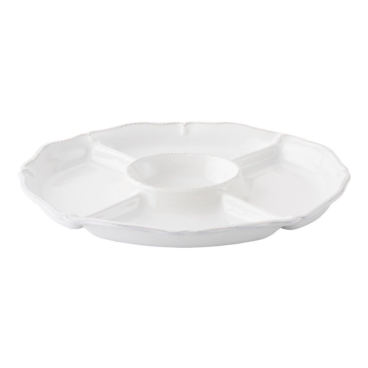 Berry & Thread 15" Crudite Platter - Whitewash - Robert's-Juliska-Robert's