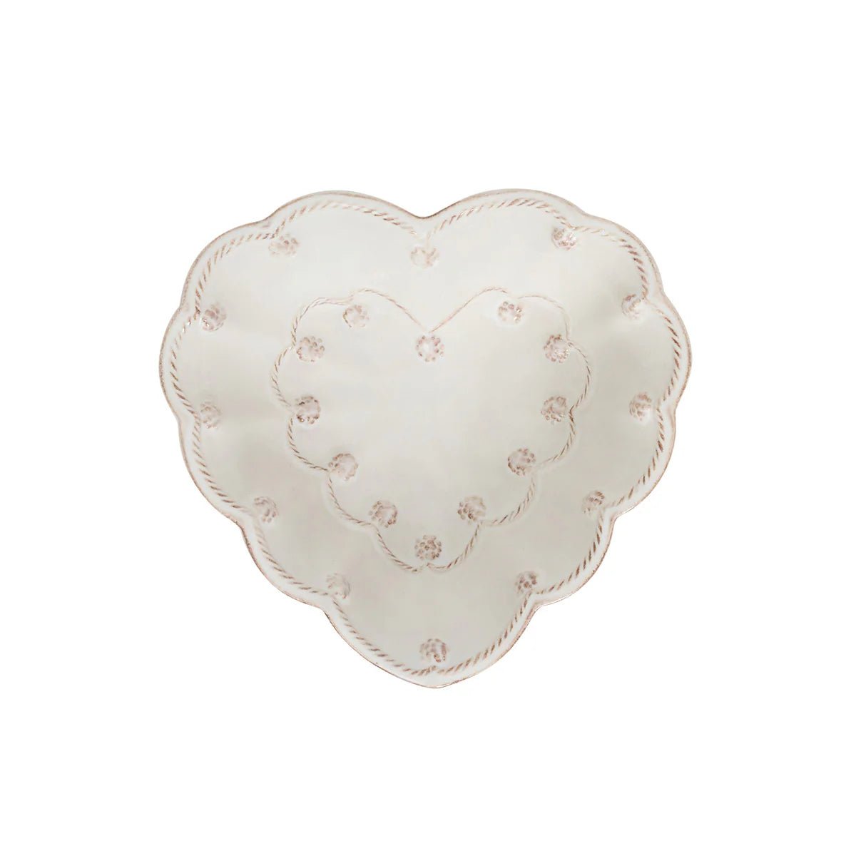Berry & Thread 6.5" Heart Bowl - Whitewash - Robert's-Juliska-Robert's