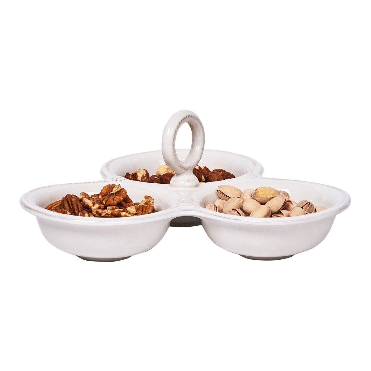 Berry & Thread Triple Bowl Server - Whitewash - Robert's-Juliska-Robert's