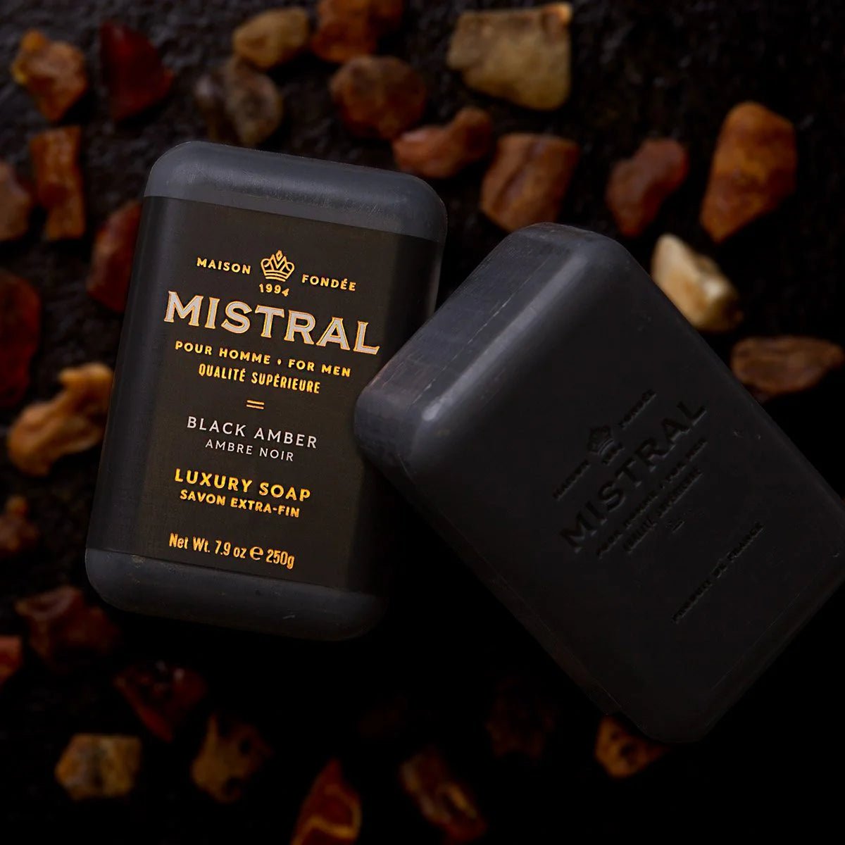 Black Amber Bar Soap - Robert's-MISTRAL-Robert's