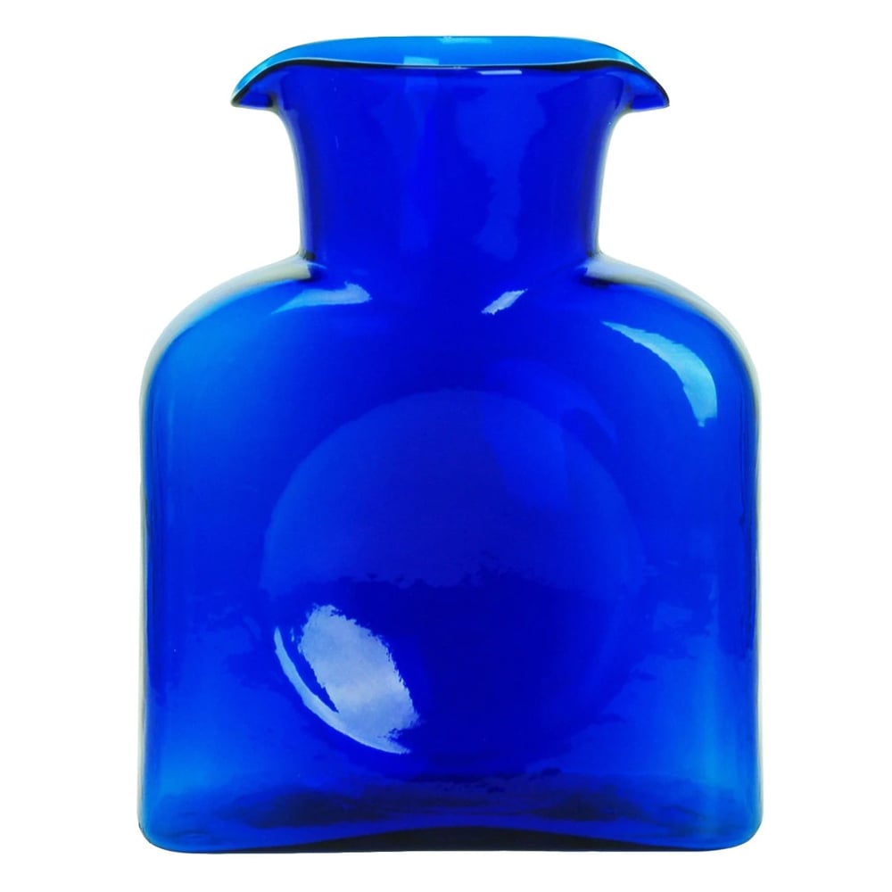 Blenko Water Pitcher Small Cobalt - Robert's-Blenko Glass-Robert's
