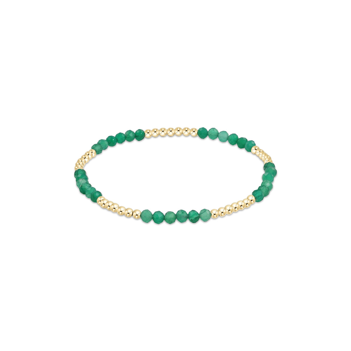 Blissful 2.5mm Beaded Bracelet Green Onyx - Robert's-enewton-Robert's